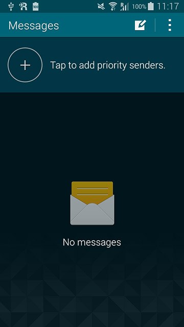Press the new message icon.