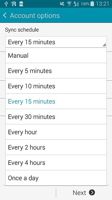 Press Manual or the required period.
