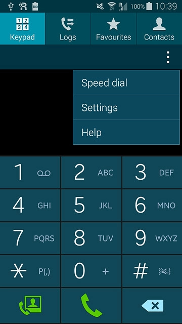 Press Settings.