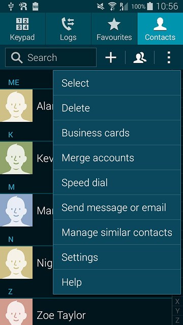 Press Settings.