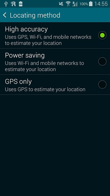 Press GPS only.