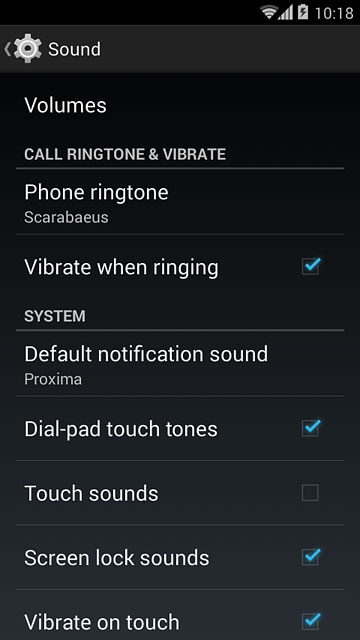 Press Phone ringtone.