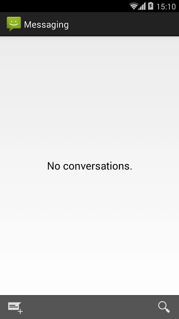 Press the new message icon.