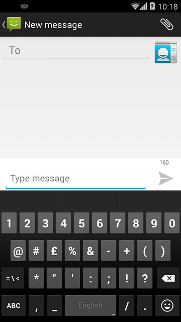 Press the required numbers or the required symbols.
