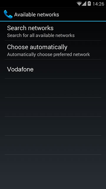 Press Choose automatically.