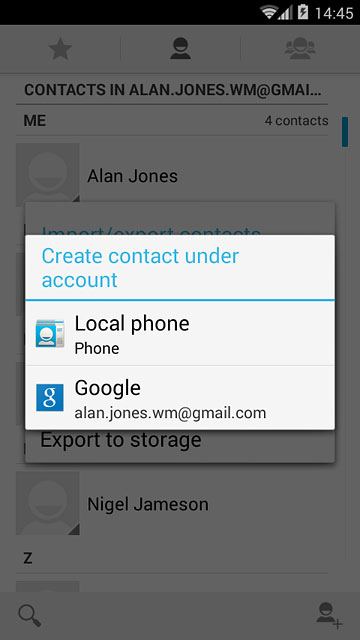 Press Local phone.
