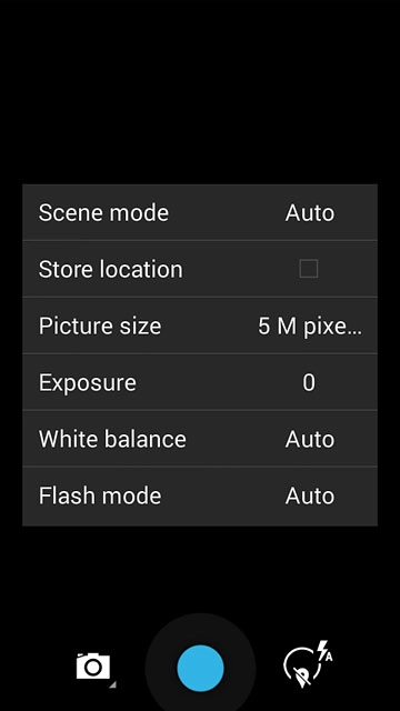 Press Store location to turn the function on or off.