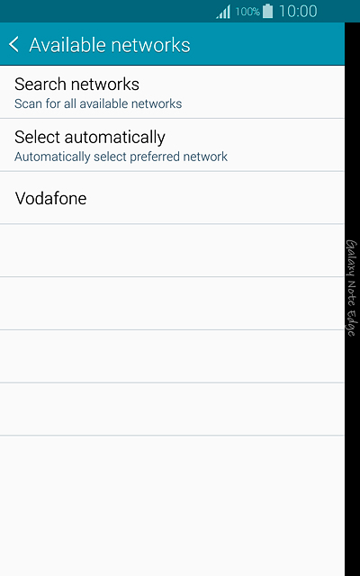 Press Select automatically.