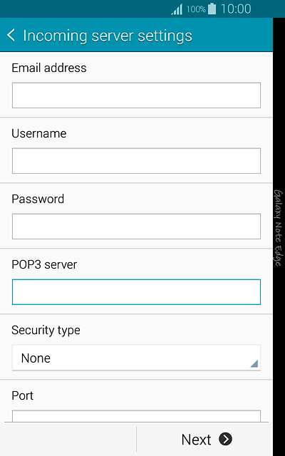 Press the drop down list below 
