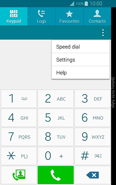 Press Settings.