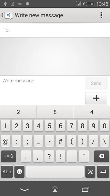 Press +=$ to see more symbols.
