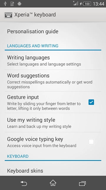 Press Writing languages.