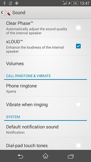 Press Phone ringtone.