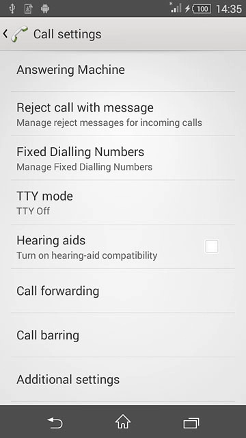 Press Additional settings.