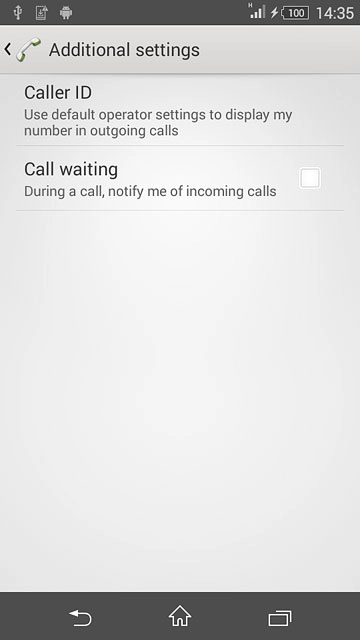 Press the home icon to return to the home screen.