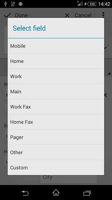 Press the required number type.