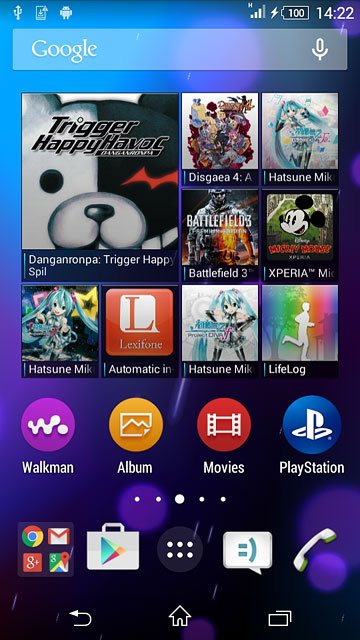 Press the phone icon.