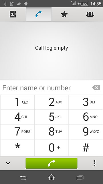 Press and hold 1 to call voicemail.