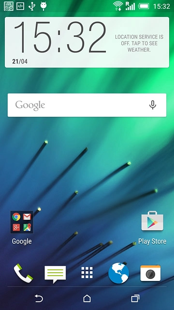 Press the camera icon.