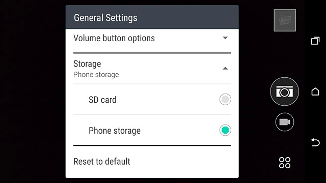 Press SD card or Phone storage.