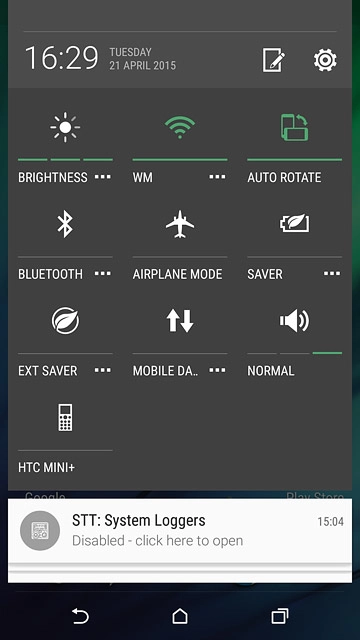 Slide two fingers down the display starting from the top edge of your phone.Press the mobile data icon to turn the function on or off.