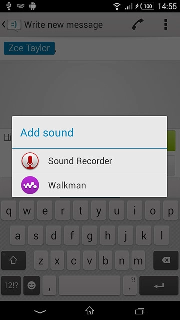 Press Walkman.Go to the required folder.