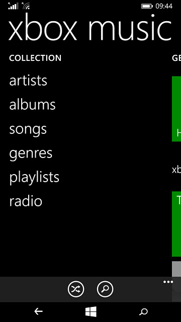 Press playlists.
