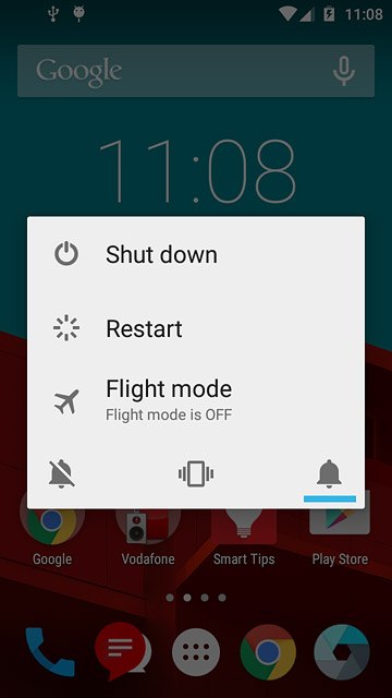 Press Flight mode to turn the function on or off.