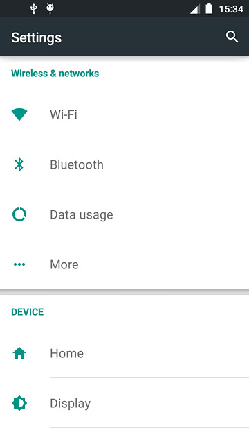 Press Bluetooth.