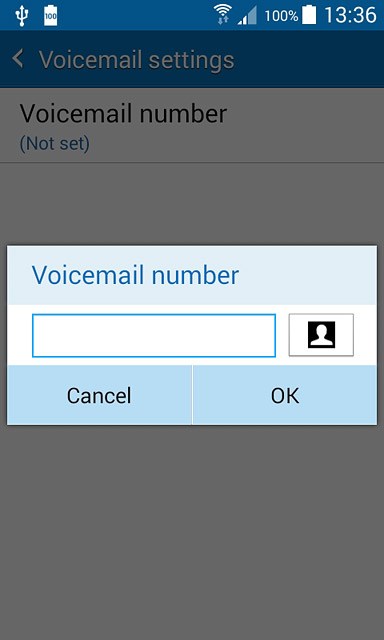 Key in (prefix) 5 (your phone number) and press OK.