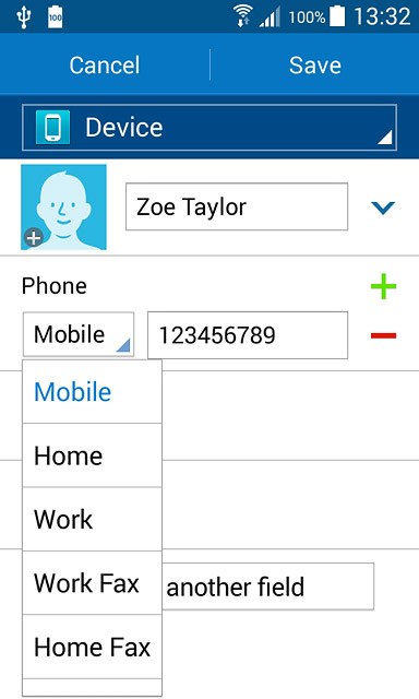 Press the required number type.