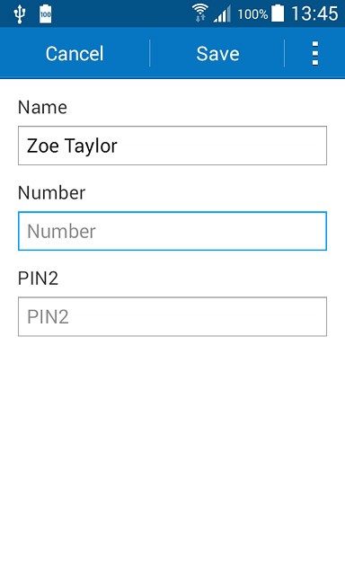 Press Number and key in the required number.