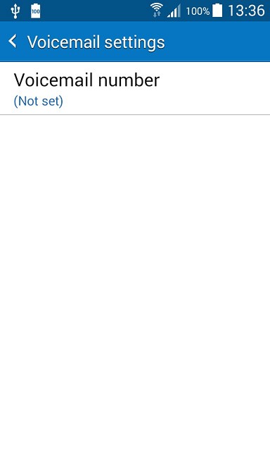 Press Voicemail number.