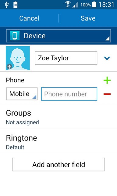 Press Phone number and key in the required phone number.
