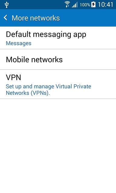 Press Mobile networks.