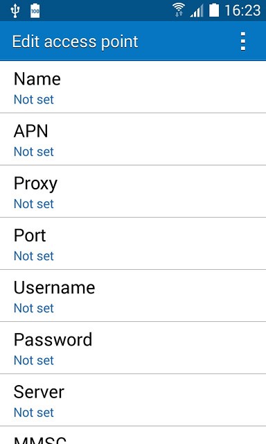 Press APN.Key in live.vodafone.com