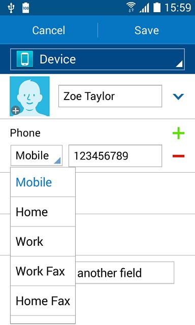 Press the required number type.