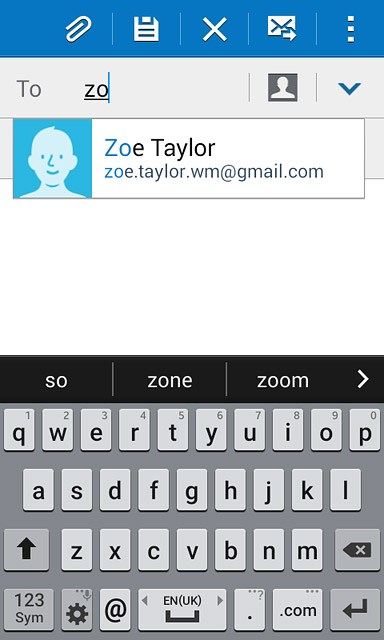 Key in the first letters of the required contact.Matching contacts are displayed.Press the required contact.Repeat the procedure to add more recipients.