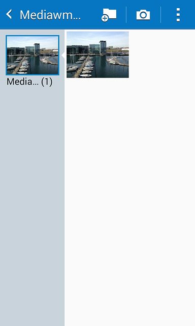 Go to the required folder.Press and hold the required file.