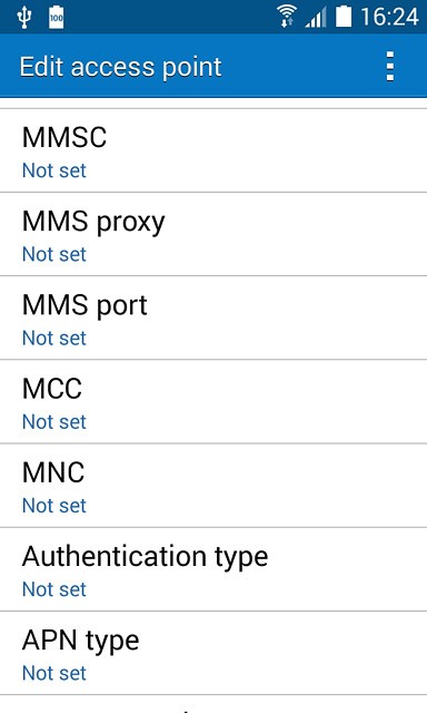 Press Authentication type.