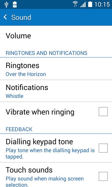 Press Ringtones.