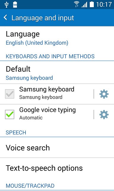 Press Language.