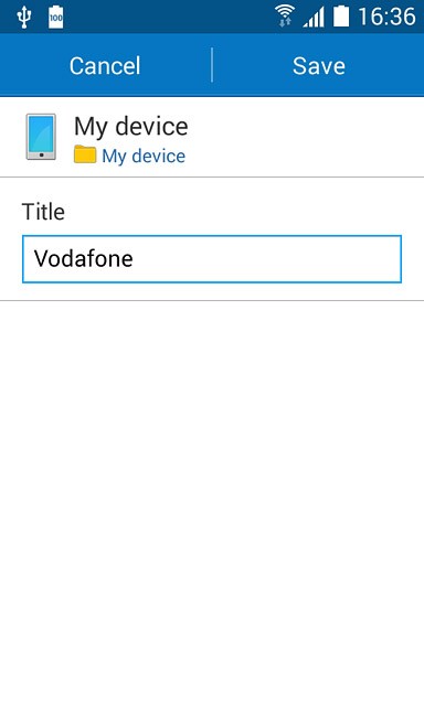 Edit the name of the bookmark and press Save.