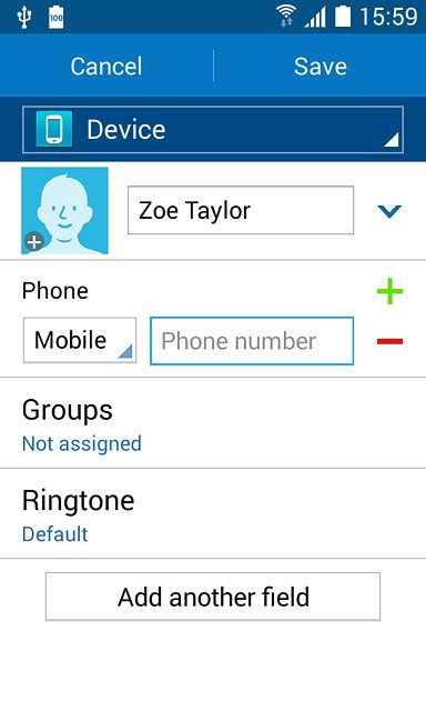 Press Phone number and key in the required phone number.