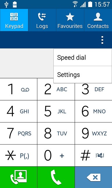 Press Settings.