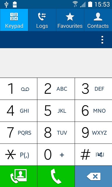 Press Keypad.