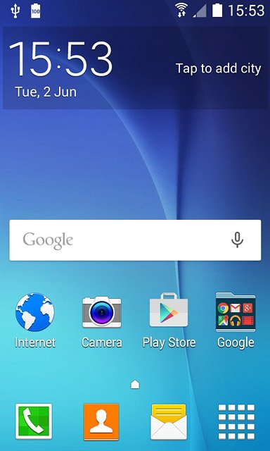Press the phone icon.
