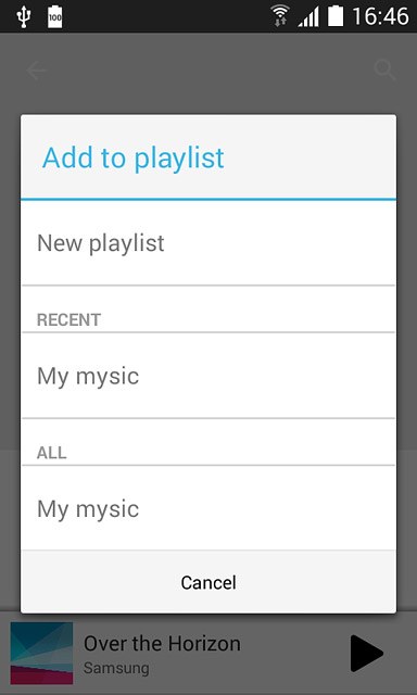 Press New playlist.