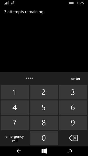 Key in your PIN and press enter.