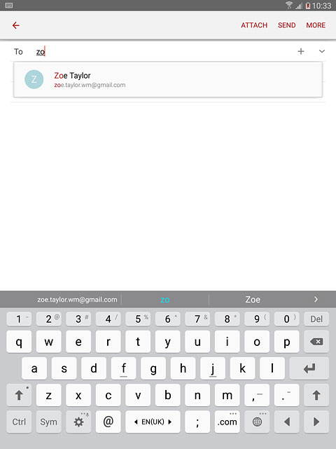 Key in the first letters of the required contact.Matching contacts are displayed.Press the required contact.Repeat the procedure to add more recipients.